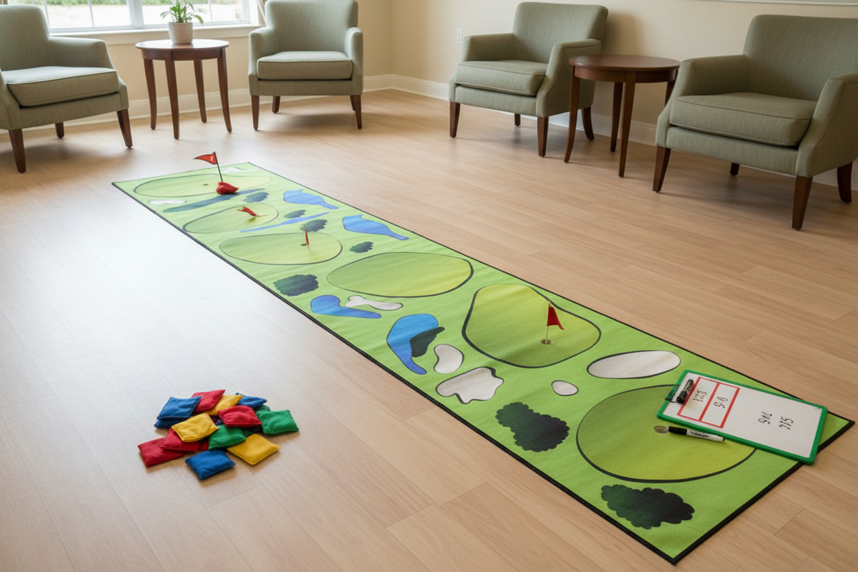 Bean Bag Golf Senior Fun Activity