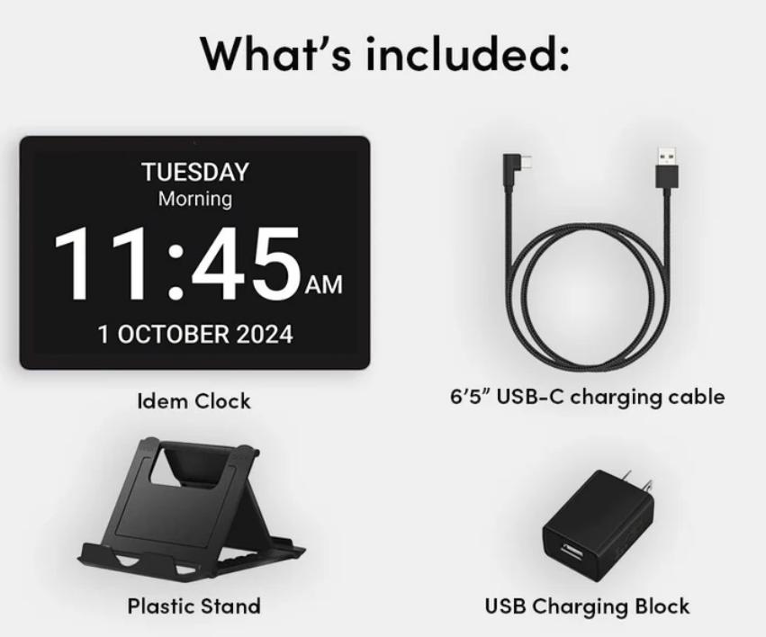 Connected Smart Clock for Seniors by Idem