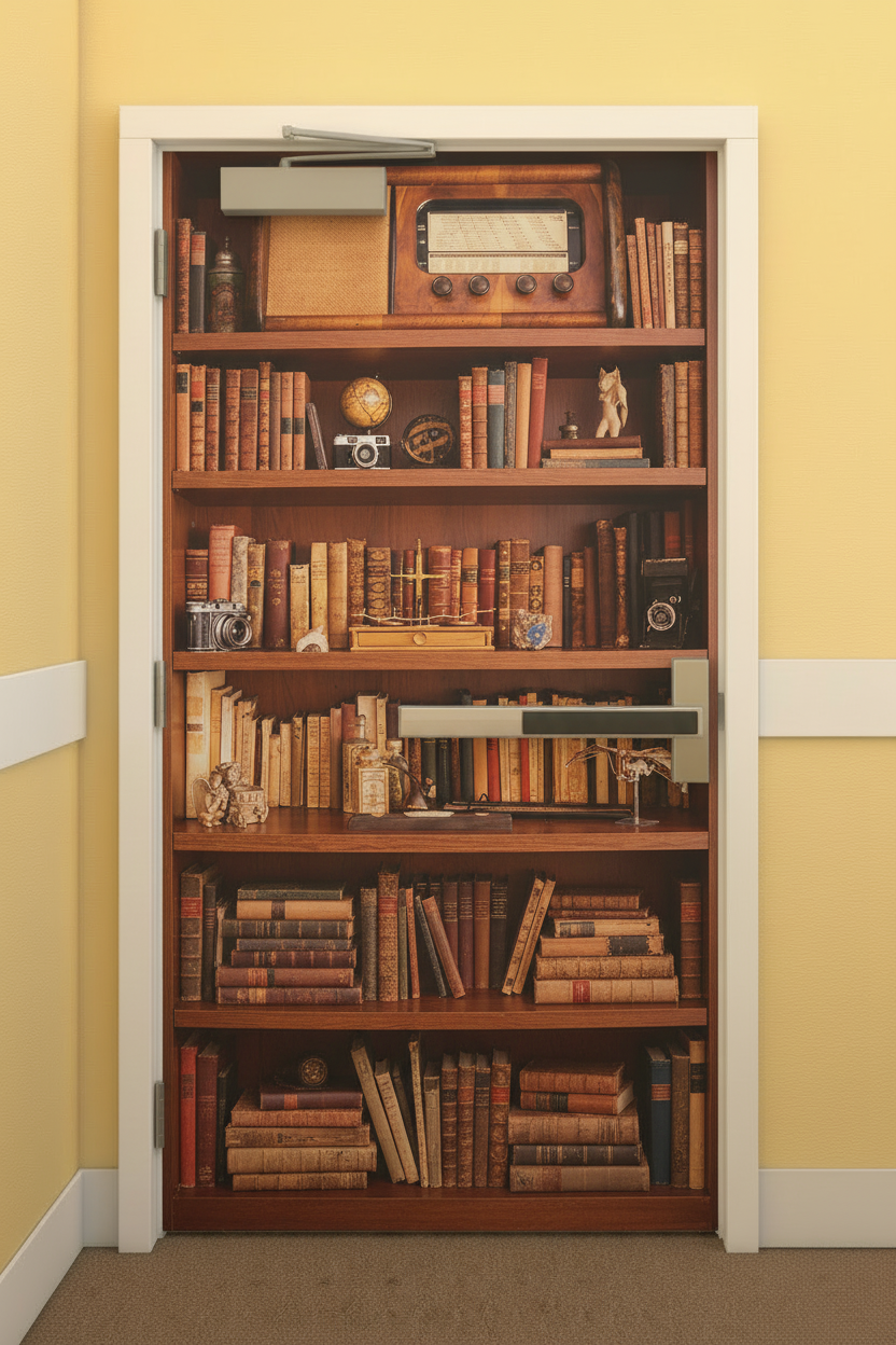 Camouflage Door Murals Single Door