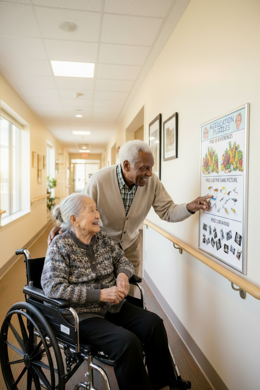 18x24 wall activity board with silver frame