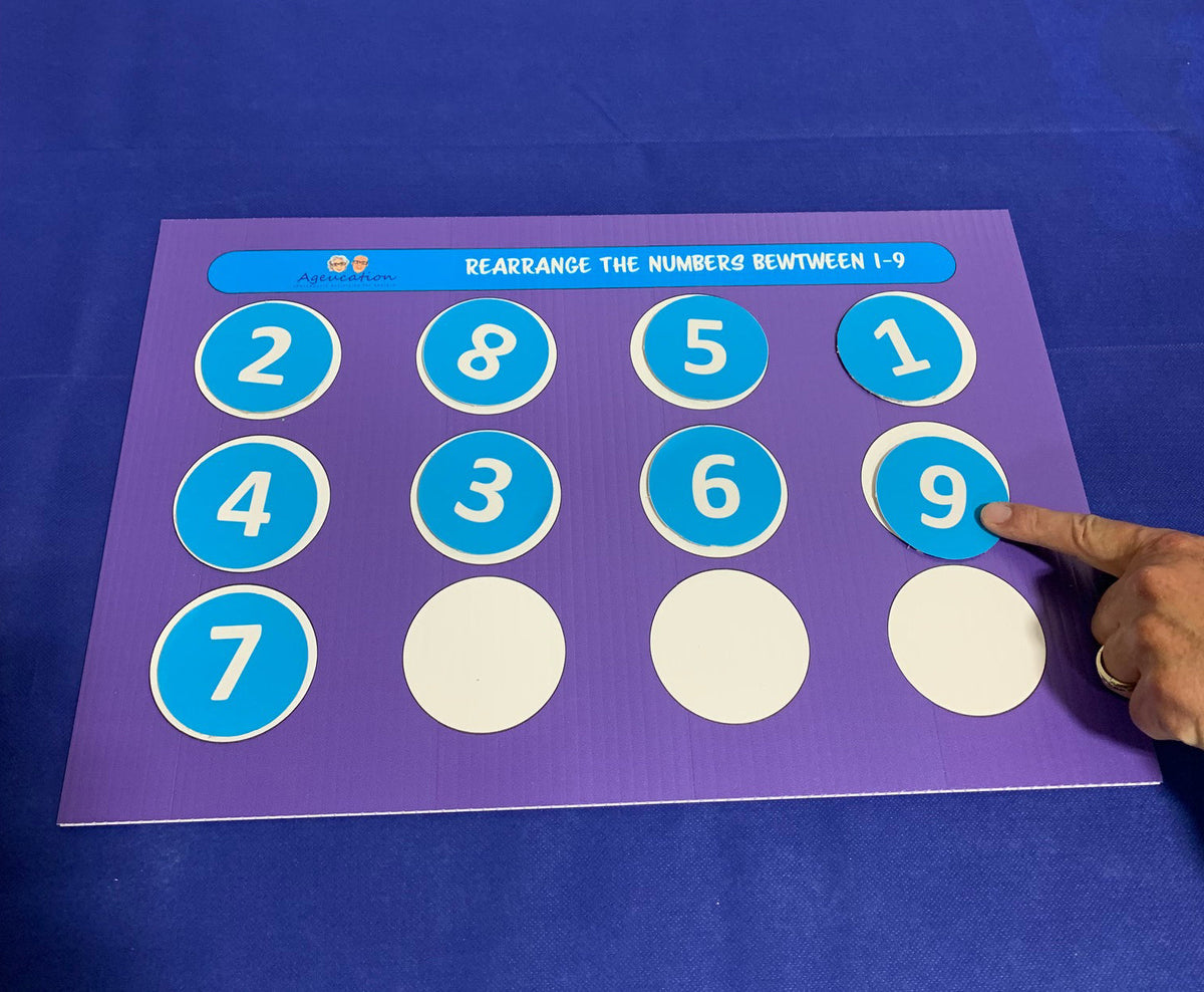 Rearrange Numbers Disability Rearrange The Numbers Slide Puzzle - Brain Training Game – The ...