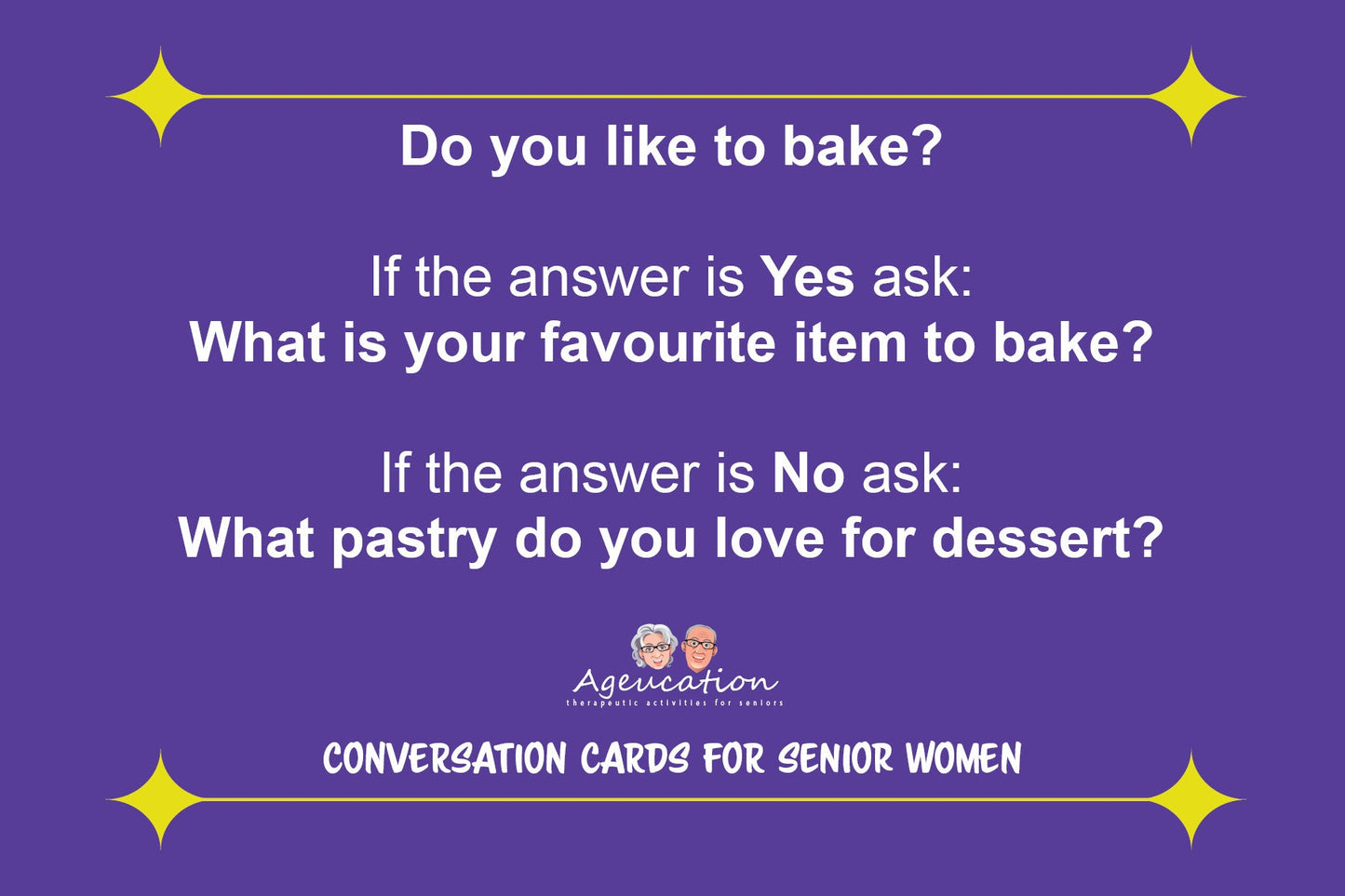 Conversation Cards Front Women