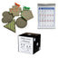 Set of puzzle pieces, a pattern sheet, and 'Shake Loose a Memory' for memory loss activities