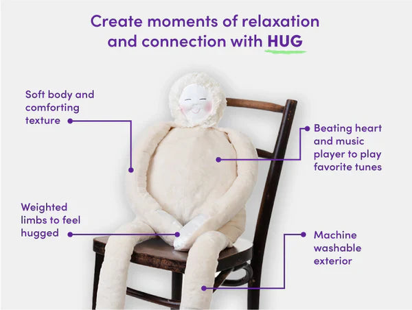 Hugging Device Toy HUG DOLL by Laugh - Therapeutic Comfort Doll for Dementia Care โ The ...