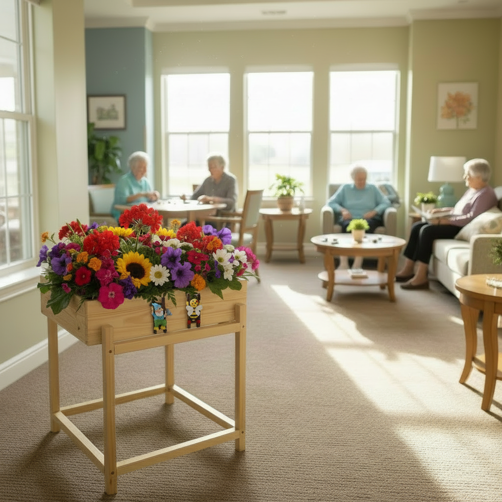 Interactive Flower Activity in Facility room