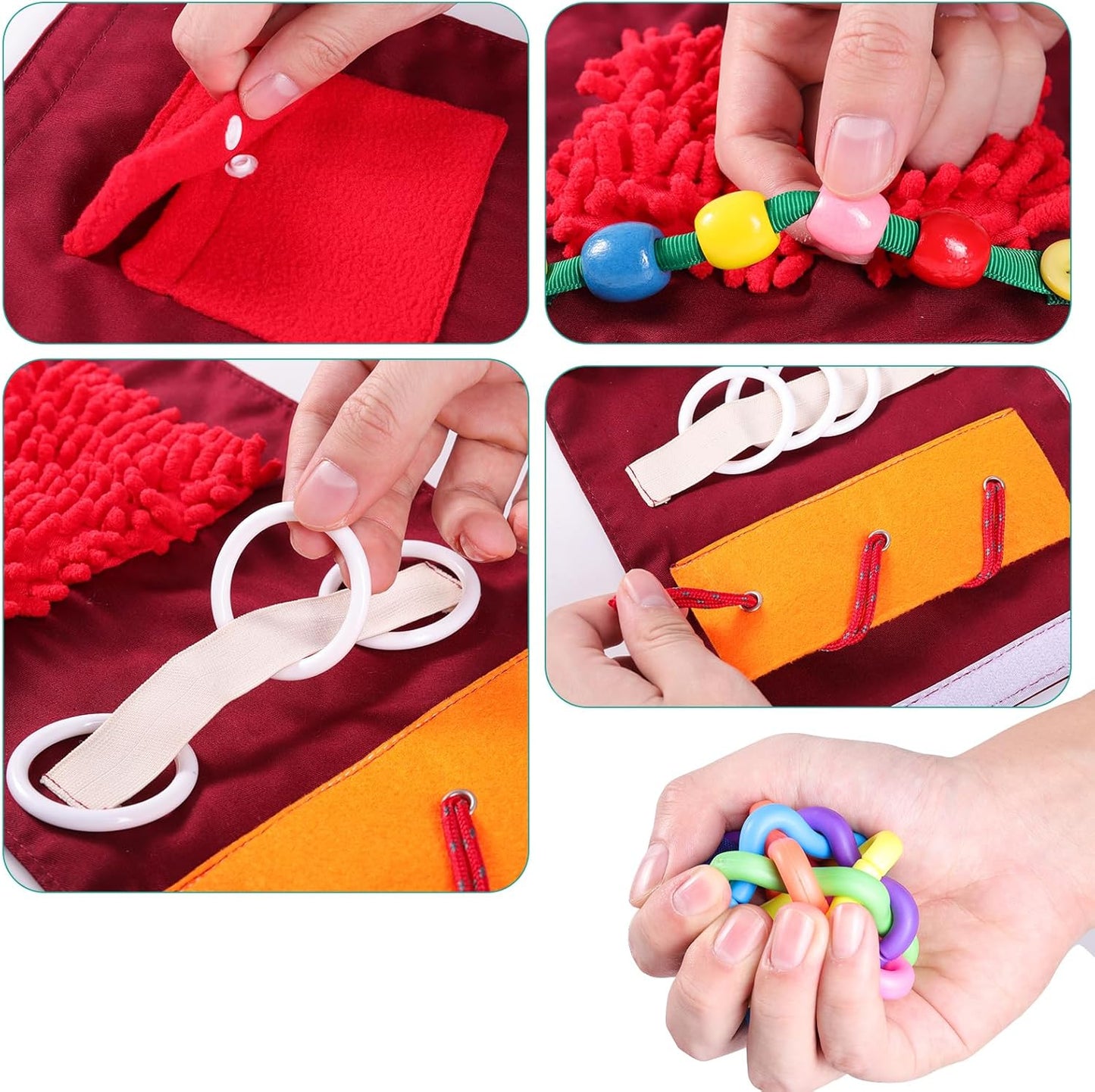 Paws & Peace Comfort Dog Fidget Muff Brown