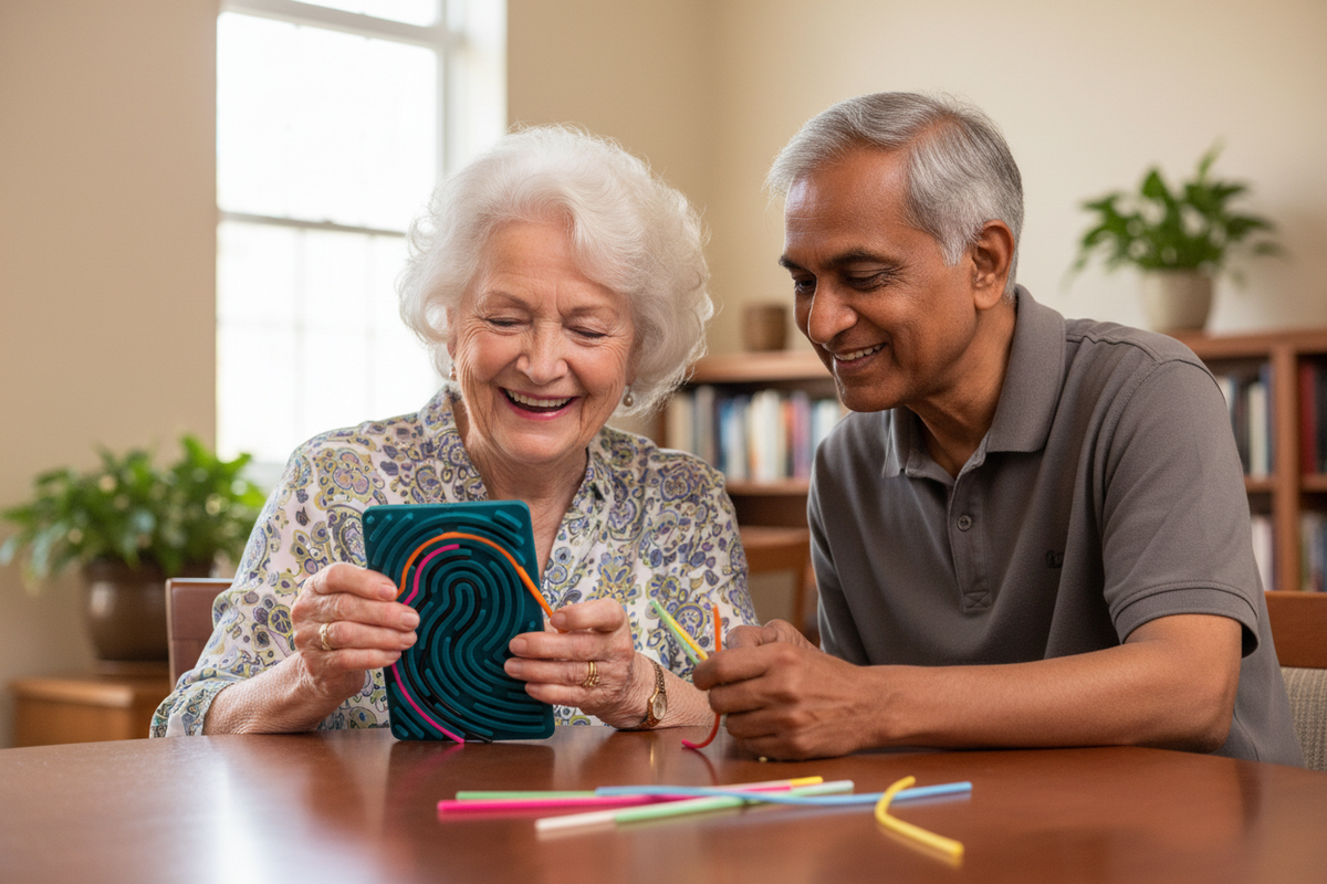 Sensory Strands Comfort Tool - Fidget Activity for Dementia ...