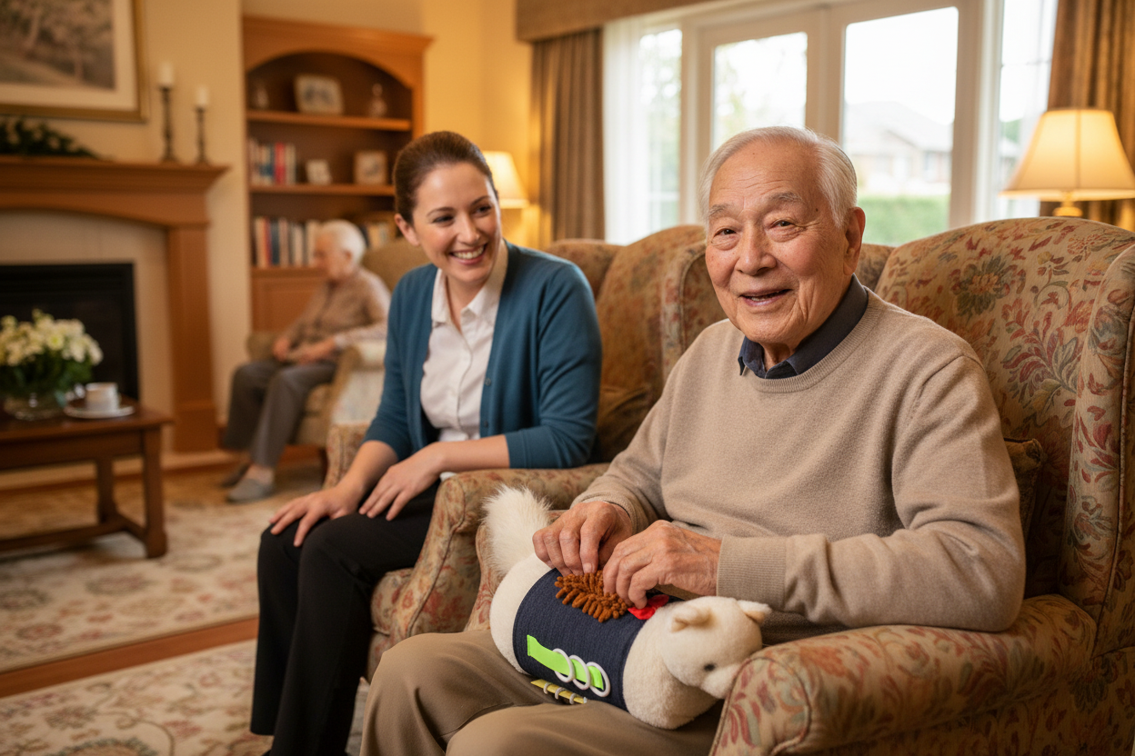 Whiskers & Warmth Comfort Cat Fidget Muff