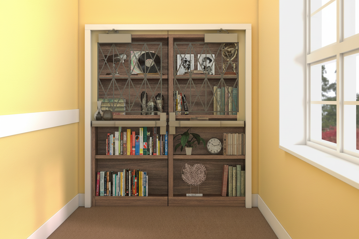 Camouflage Door Murals Double Door