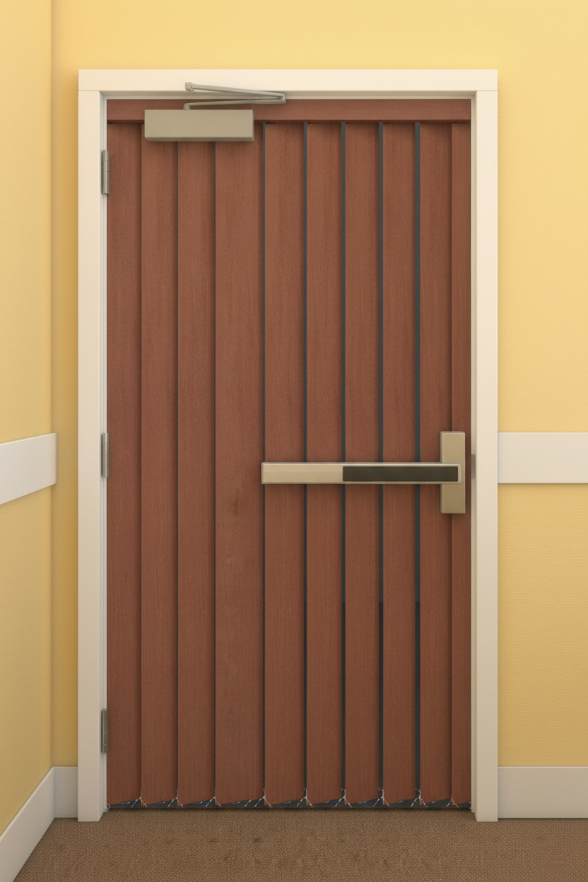 Camouflage Door Murals Single Door