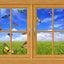Faux Rustic Windows