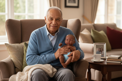 Charlie Therapy Doll 14" lifestyle image