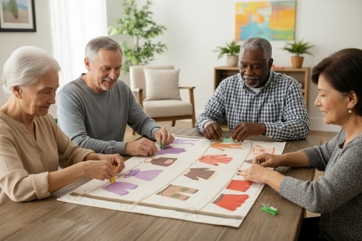 Clothes Line Activity - Life Skills Therapy for Dementia Care – The ...