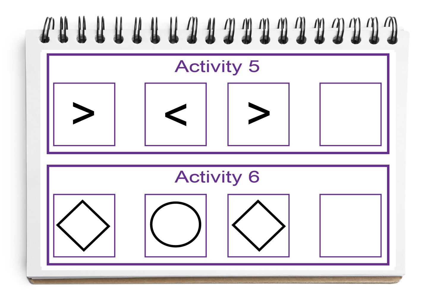 Finish the Sequence Activity Book