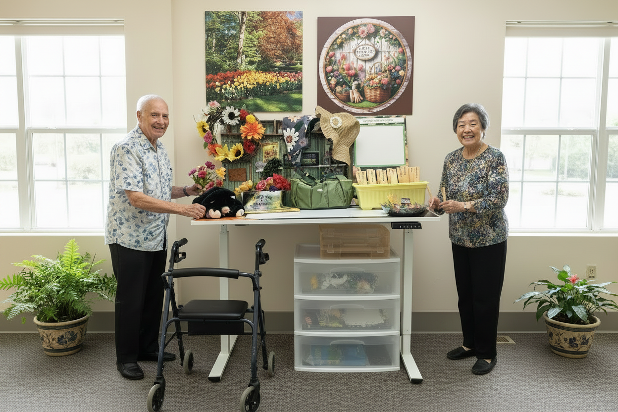 Gardening Life Skills Station