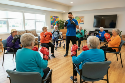 Seated Boxing Training
