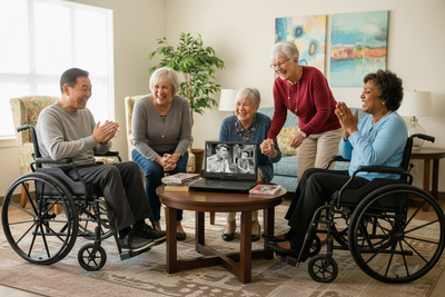 Mobile DVD Player with 5 Vintage TV Show DVD's lifestyle image