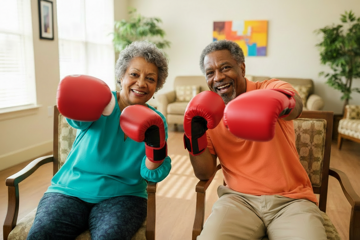 Seated Boxing Training