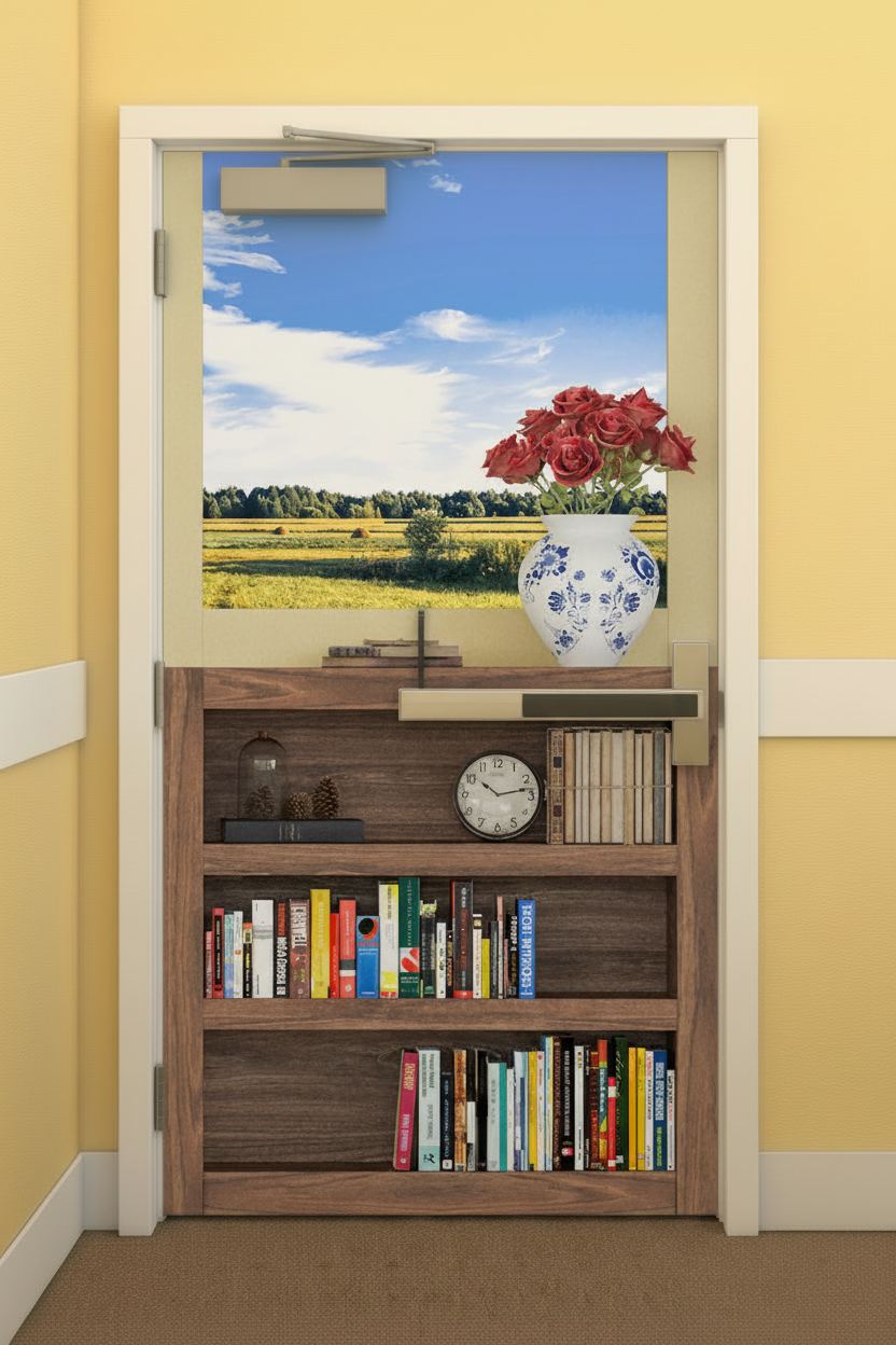 Camouflage Door Murals Single Door